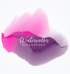 Purple And Pink Watercolor Stain Background