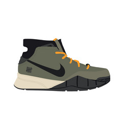 Nike Air Jordan Sneaker Trainer Flat Design Ve