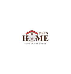 Pet Home Mascot Cartoon Style