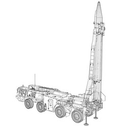 Ballistic Missile Rocket Missile Launcher Vehicle