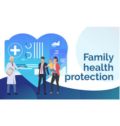 Doctor Consulting Young Family At Healthcare