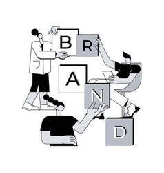 Brand Building Abstract Concept