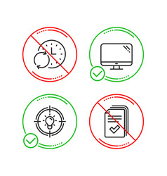 Idea Update Time And Computer Icons Set Handout