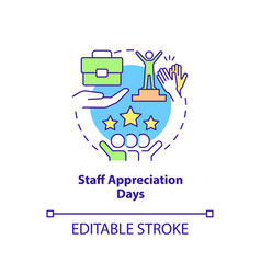 Staff Appreciation Days Concept Icon