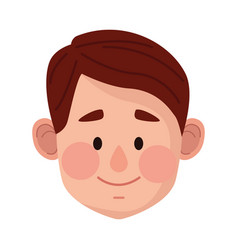 Youn Man Head Avatar Character