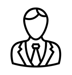 Businessman Line Icon