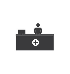 Hospital Receiptionist Icon