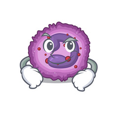 Cool Eosinophil Cell Mascot Character