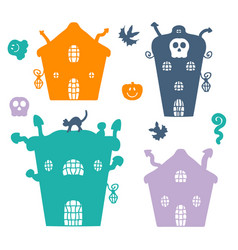 Halloween Clipart Houses And Characters