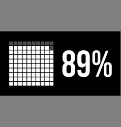 89 Percent Diagram Eighty-nine Percentage