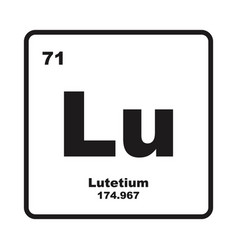 Lutetium Element Icon