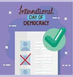 Day Of Democracy Lettering