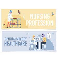 Nursing Profession Ophthalmology Healthcare Banner