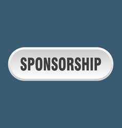 Sponsorship Button Rounded White Sign