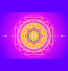 Sri Yantra Or Chakra Form Mystical