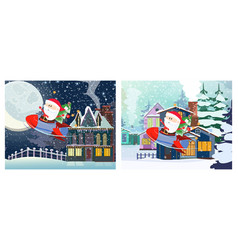 Winter Scenery Greeting Card Design