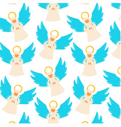 Angel Christmas Saint I Tree Pattern