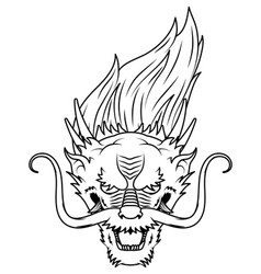 Chinese Dragon Head Draw