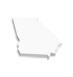 Georgia Us State 3d Map