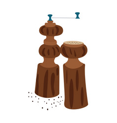 Wooden Pepper And Salt Grinder