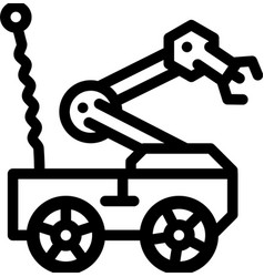 Robotics Kids Club Line Icon