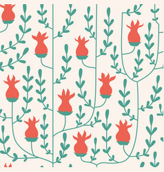 Simple Modern Seamless Pattern With Red