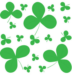 Clover Leaves With A Flat Pattern