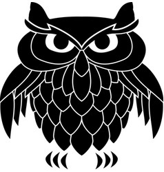 Stencil Of Owl