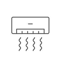 Air Conditioner Line Outline Icon