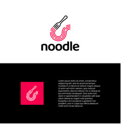 Noodles Logo Design Ramen Restaurant Concept