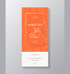 Apricot Home Fragrance Abstract Label