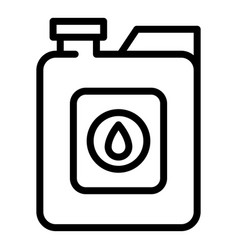 Canola Oil Bottle Icon Outline Style