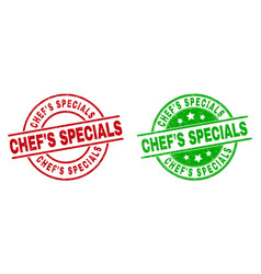 Chef S Specials Round Stamp Seals With Distress