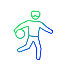 Goalball Gradient Linear Icon