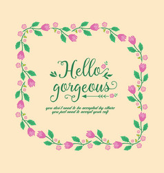 Vintage Hello Gorgeous Card Concept