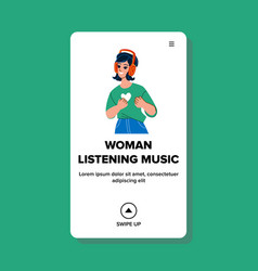 Woman Listening Music