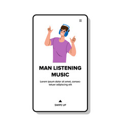 Man Listening Music