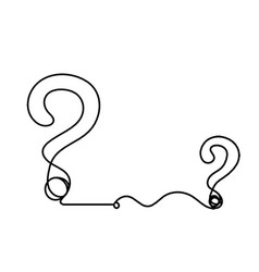 Abstract Question Mark