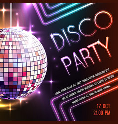 Disco Party Poster