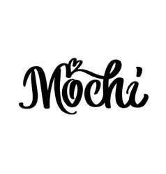 Mochi Handwritten Logo Template Modern Brush