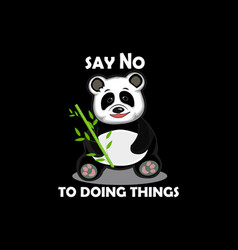 Say No To Doing Things Retro Vintage Design