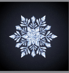 Diamond Snowflake Winter Card