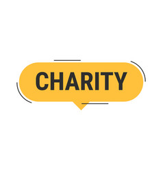 Charity And Generosity Orange Callout Banner With