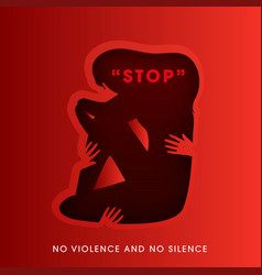 Stop Sexual Harassment Against Women Concept