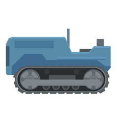 Crawler Icon Cartoon Industry Vehicle