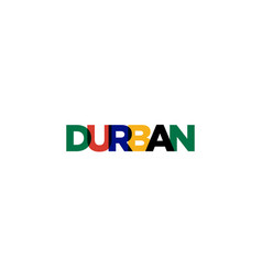 Durban In The South Africa Emblem The Design