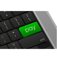 Pay Button Computer Keyboard Word On Pc Computer