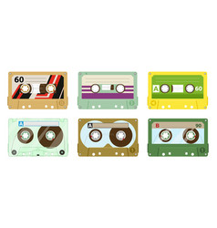 Stereo Tape Cassette Cartoon Vintage 80s Tapes