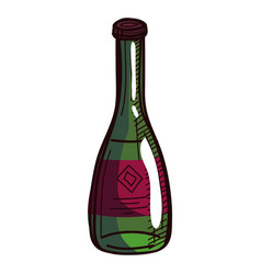 Green Wine Drink Bottle