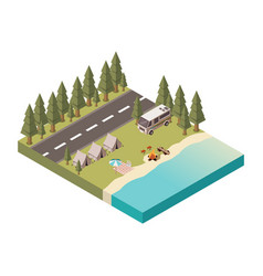 Camp Isometric Design